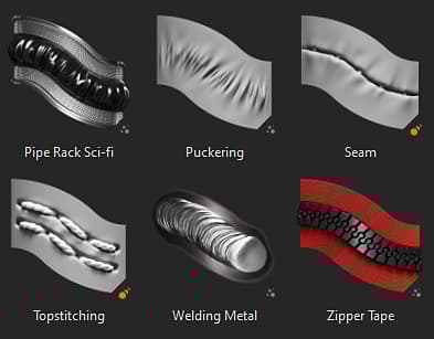 Image of the Assets window showing the new tool presets