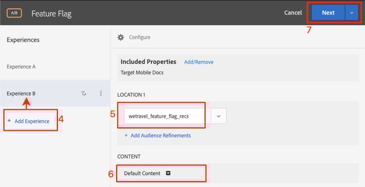 Feature Flag Activity Config