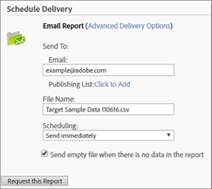 Schedule Delivery