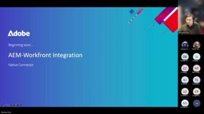 AEM and Workfront integration using Native Connector