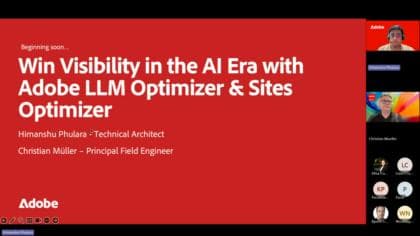Win Visibility in the AI Era with Adobe LLM Optimizer & Sites Optimizer