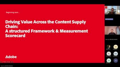 Driving Value Across the Content Supply Chain - A Structured Framework & Measurement Scorecard