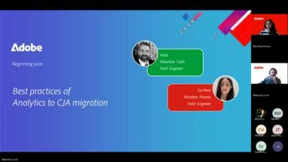 Best practices migrating to Adobe Customer Journey Analytics from Adobe Analytics