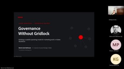 Governance Without Gridlock - Building a Scalable Operating Model for Marketing Work in Adobe Workfront