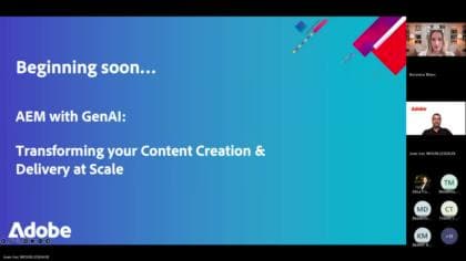 AEM with GenAI - Transforming your Content Creation & Delivery at Scale