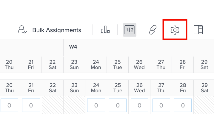 Workload Balancer settings icon