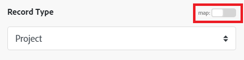 Map toggle