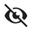 Hide field icon
