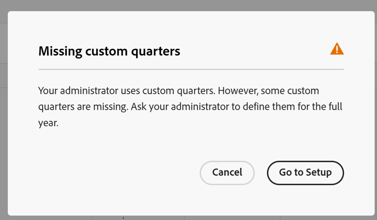Missing custom quarters original message on timeline view