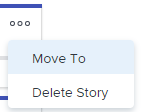 Delete or move story from Scrum board