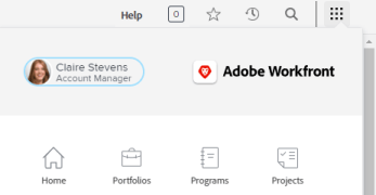 Open the main menu and select your user name.