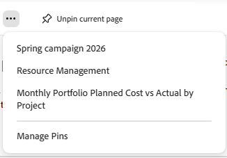 Pin current page