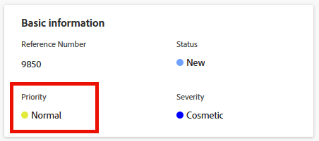 Issue priority