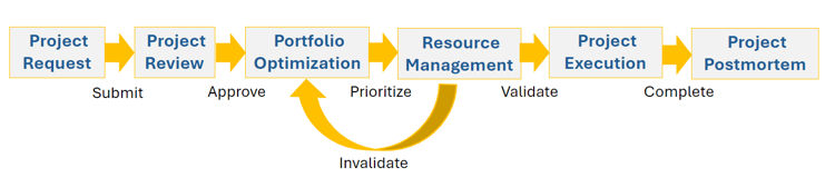Project portfolio management process