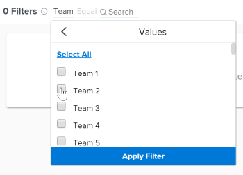 Select teams