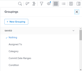 Select New Grouping