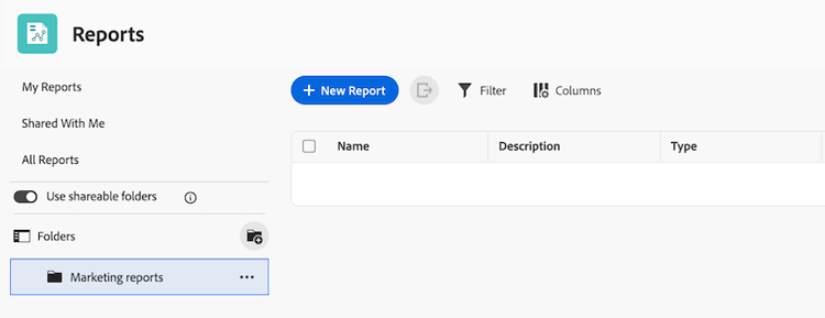 create a shareable folder