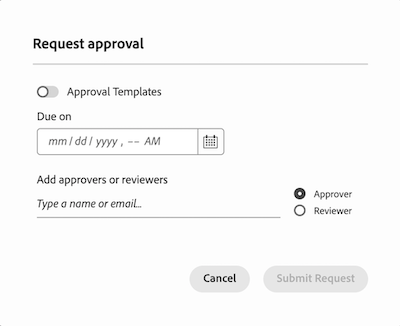 Add approvers
