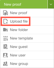 Upload Files And Web Content To Workfront Proof | Adobe Workfront