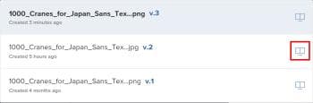 Compare proofs choose version