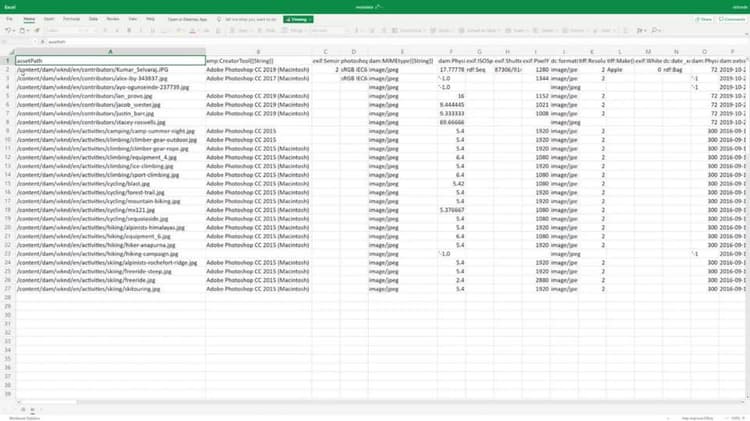 Using Metadata Import and Export in AEM Assets