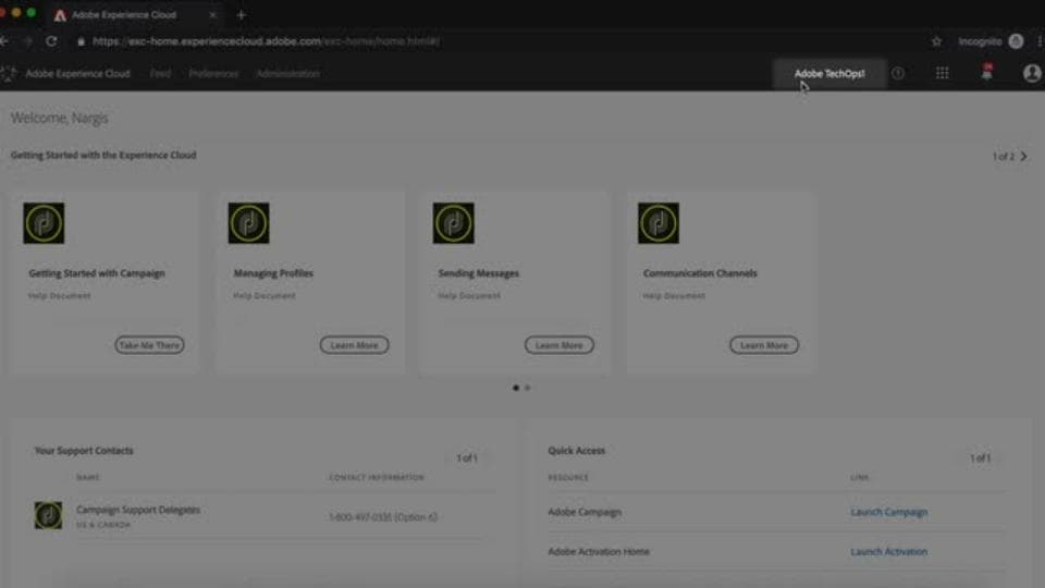 Manage your Campaign Classic Instance with the Control Panel | Adobe ...