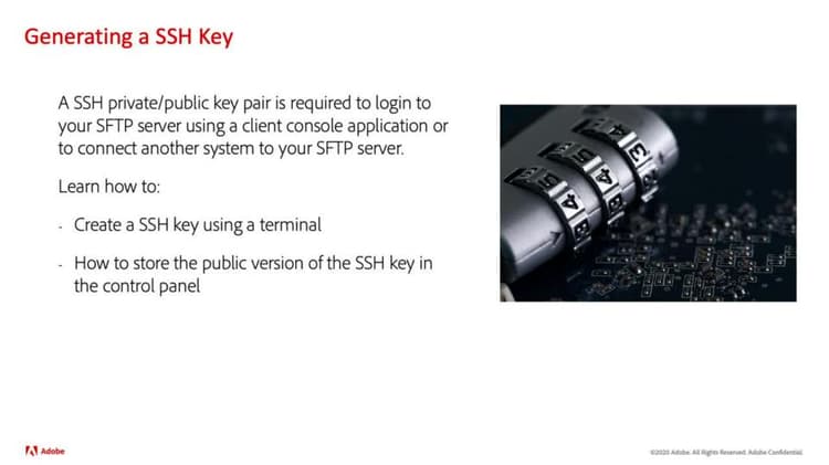 Generate an SSH Key