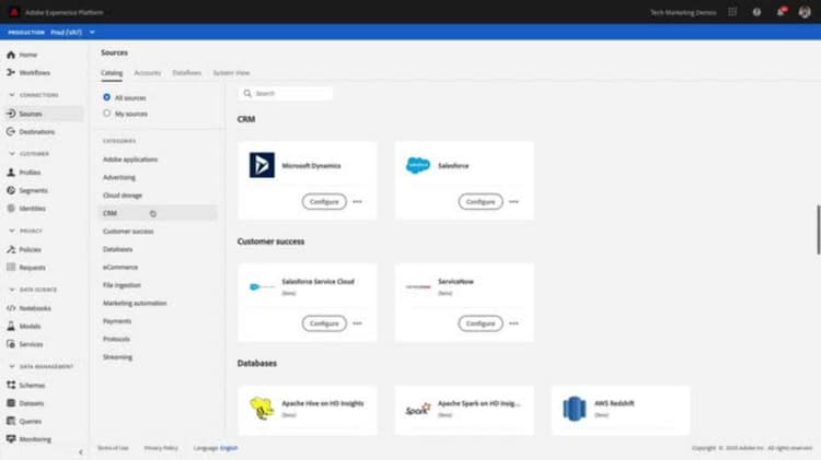 Ingest Data using CRM Source Connectors