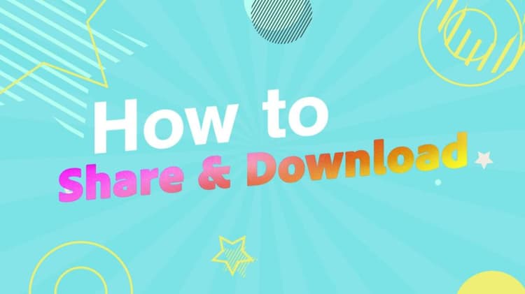 How to Share & Download