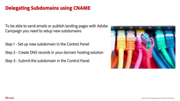 Delegate subdomains using CNAME