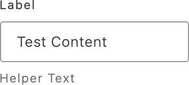 The SDK Field wrapping an input with a label.