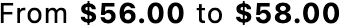 The SDK PriceRange showing a minimum-to-maximum price range.