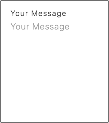 The SDK TextArea showing a multi-line text field with a value.