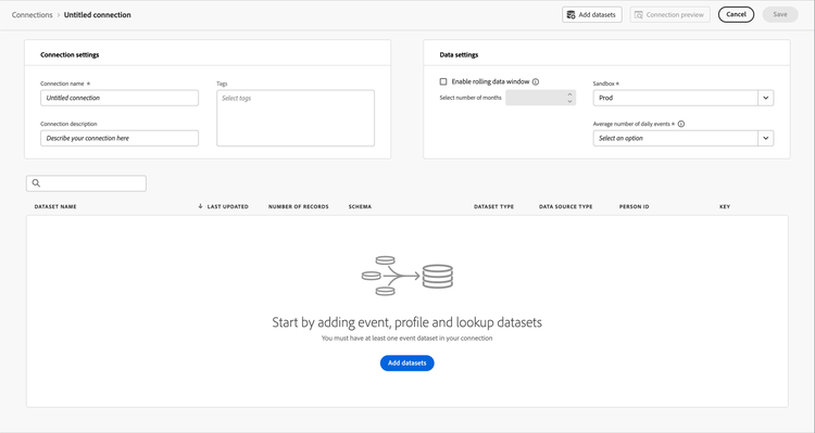 Configuración de conexión sin título