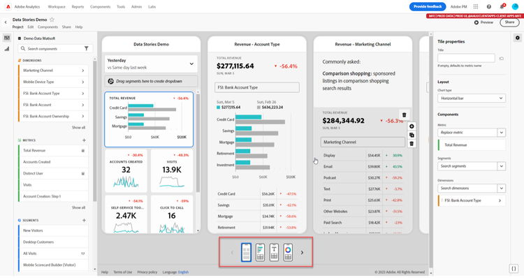 Creación de una historia de datos