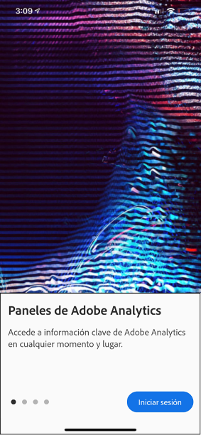Pantalla de bienvenida de paneles de Adobe Analytics