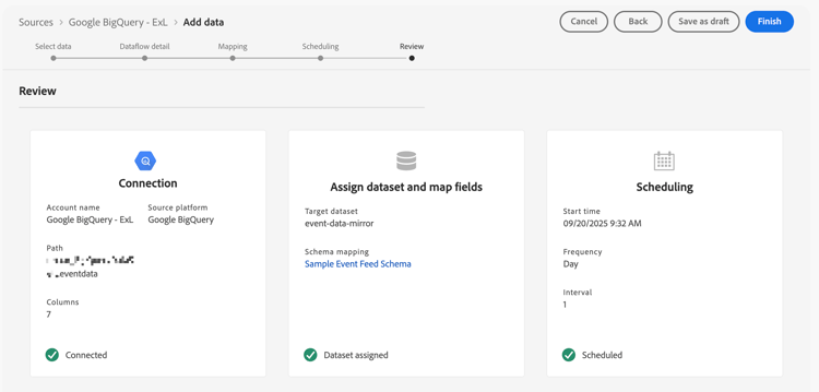 Experience Platform - Conector de Source - Revisión