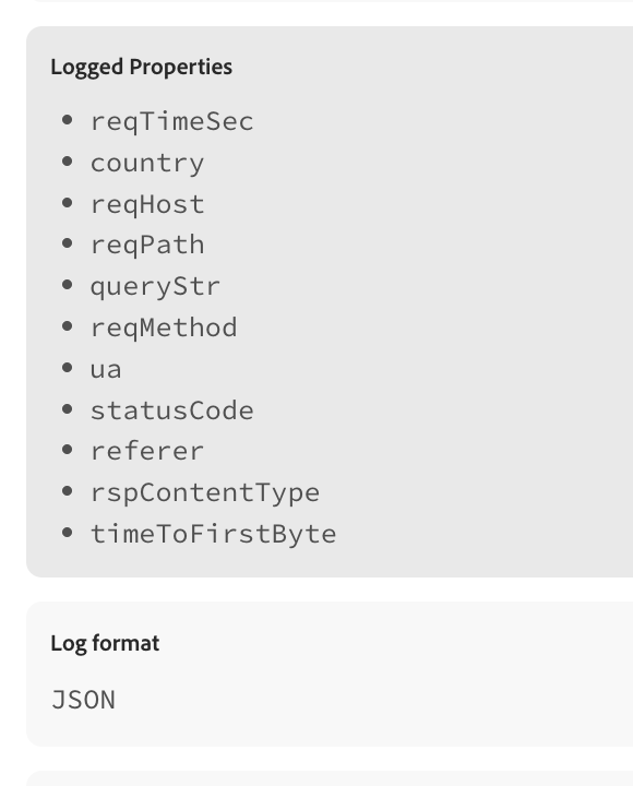 Campos de configuración de Adobe Brand Visibility