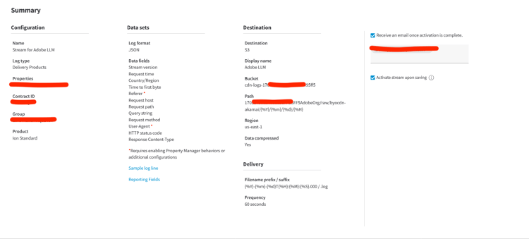 Validación de la configuración