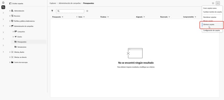 Eliminar opción de carpeta en el menú de Explorer