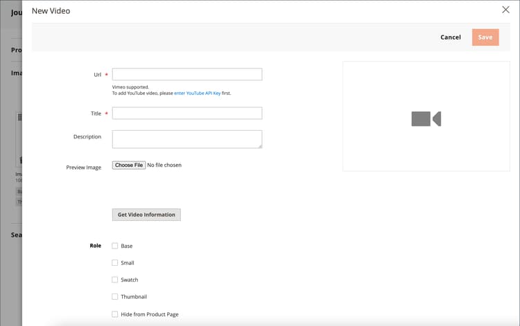 Nuevo vídeo para el producto