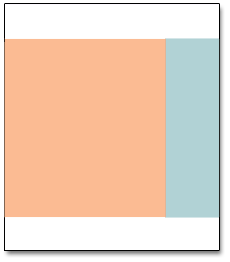 Diagrama: diseño de dos columnas con barra derecha