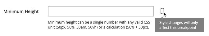 Indicador de icono para la configuración del punto de interrupción