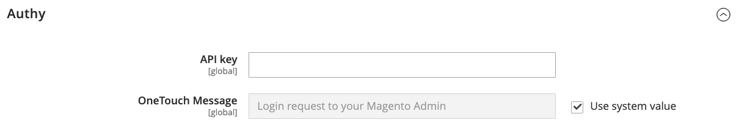 Configuración de seguridad - Authy