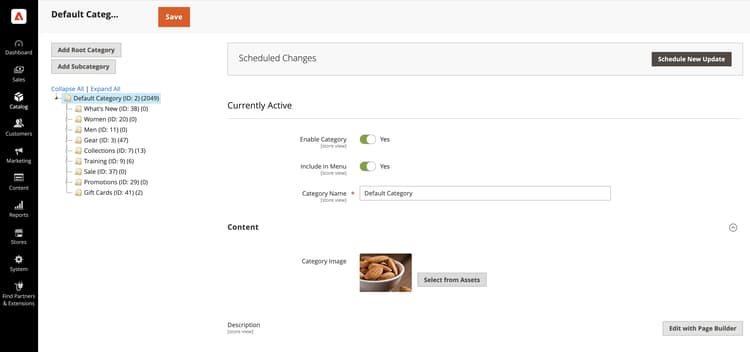 Contenido de categoría
