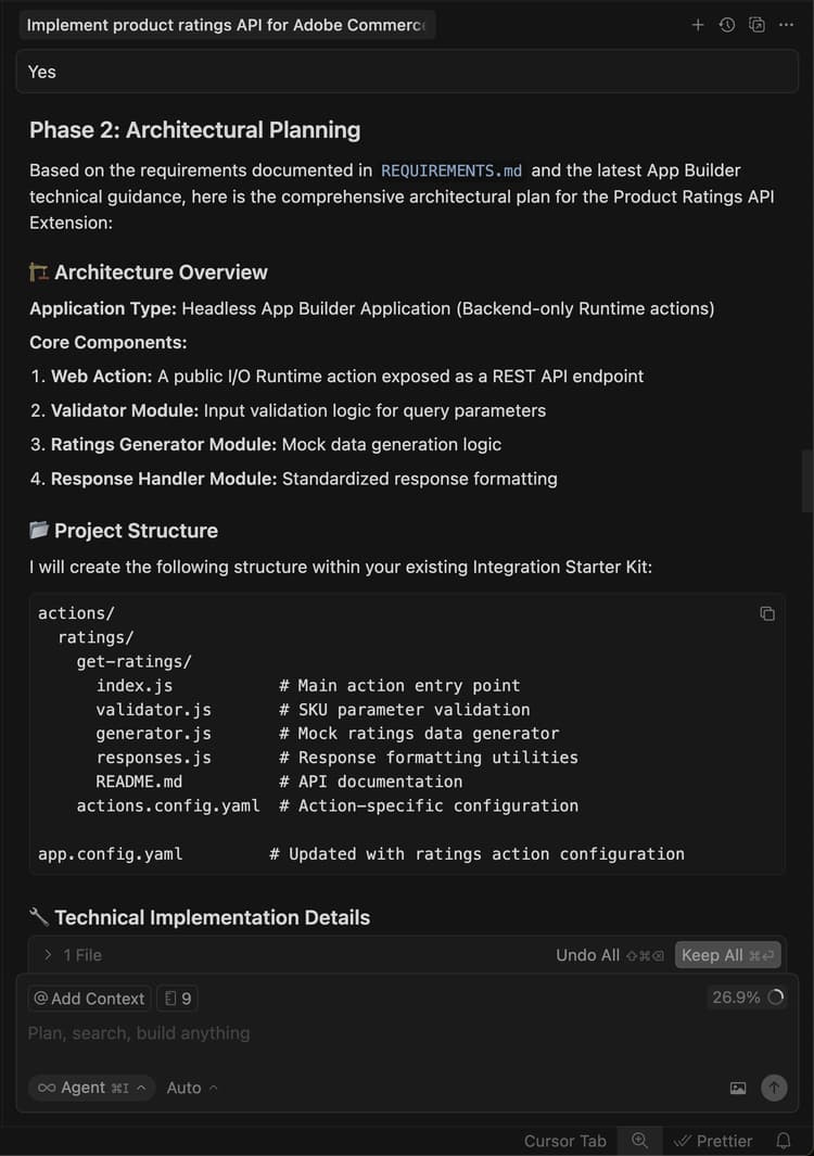 Plan de arquitectura de fase 2 del agente de IA para la API de clasificaciones
