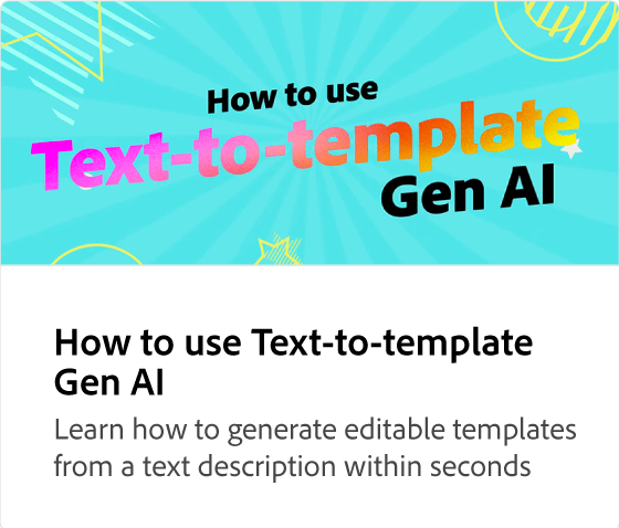 Cómo usar la IA general de conversión de texto a plantilla