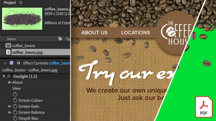 Cree una transparencia intrincada en sus fotografías con la incrustación en After Effects