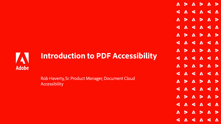 Introducción a la accesibilidad del PDF