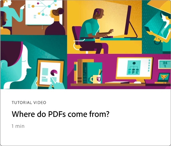 ¿De dónde vienen los PDF?